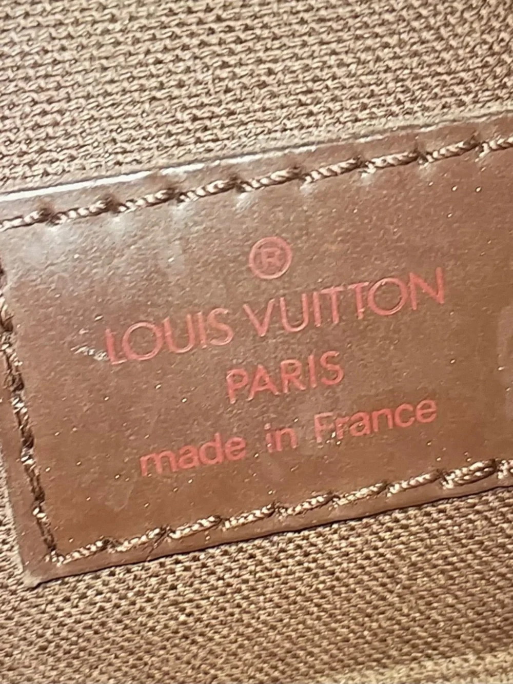 Louis Vuitton N41442 Olav PM Ebene Damier Shoulder Bag Brown France 5662237.